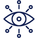 Eye representing identity visibility